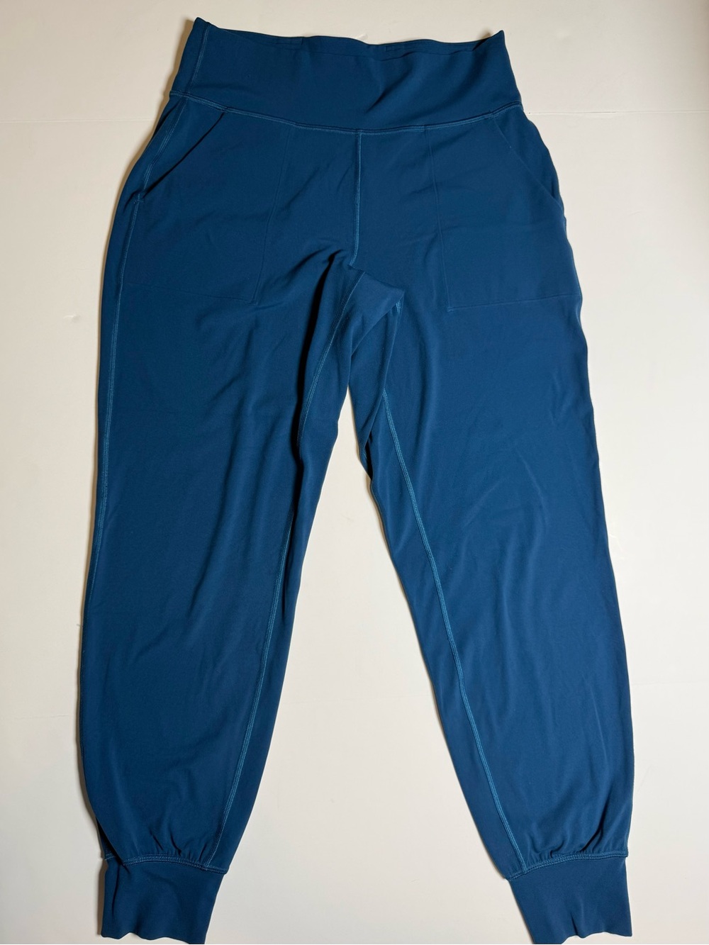 Lululemon Align High Rise Jogger Pants Teal Nulu Athleisure Workout Women's 8